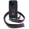 Чохол Red Bull Silicone Strap and Vertical Logo для iPhone 16 Pro Max Navy with MagSafe (RBHMP16X24SISOLRV)