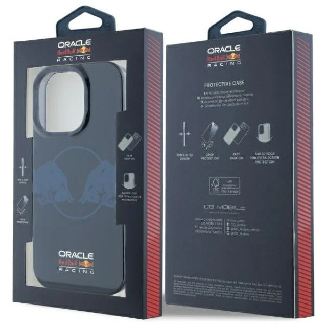 Чохол Red Bull IML Two Bulls для iPhone 16 Pro Max Navy with MagSafe (RBHMP16X24HIDBV)