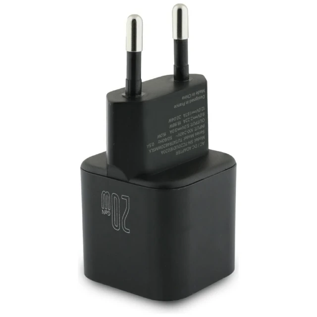 Мережевий зарядний пристрій TUMI Smart Power 20W USB-C Black (TUTATR4820WMSLK)
