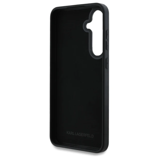 Чохол Karl Lagerfeld 3D Rubber Karl & Choupette для Samsung Galaxy S24 FE (S721) Black (KLHCS24FE3DRKCNK)