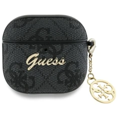 Чохол для навушників Guess 4G Charm Collection для AirPods 4 Black (GUA4G4GSMK)