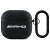 Чохол для навушників Mercedes Leather White Logo для AirPods 4 Black (AMA4SLWK)