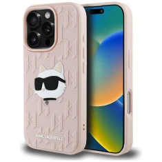 Чохол Karl Lagerfeld 3D Rubber Monogram & Choupette для iPhone 16 Pro Max Pink (KLHCP16XRBCCHHKLP)