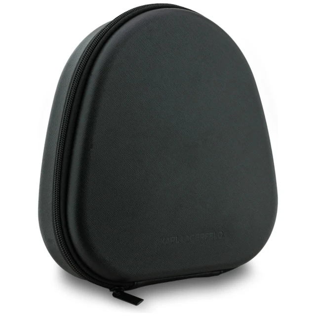 Навушники Karl Lagerfeld Grained Initials Bluetooth ANC Black (KLBHP73PSAKLSK)