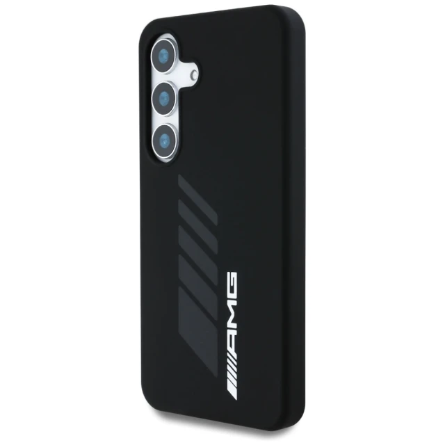 Чохол Mercedes Oversize Rhombs для Samsung Galaxy S25 (S931) Black with MagSafe (AMHMS25S24SORYK)