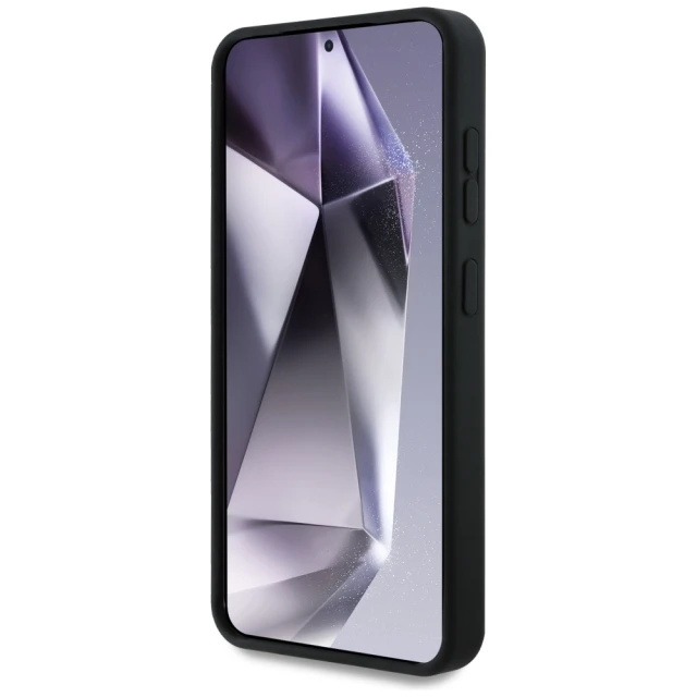 Чохол Mercedes Oversize Rhombs для Samsung Galaxy S25 (S931) Black with MagSafe (AMHMS25S24SORYK)