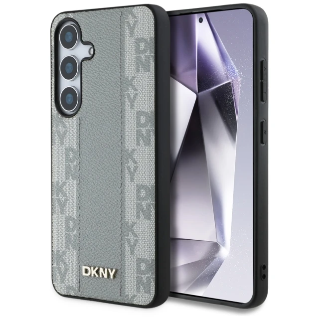 Чохол DKNY Leather Checkered Pattern для Samsung Galaxy S25 Beige (DKHMS25SPCPVSLE)