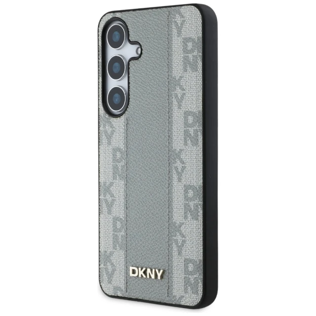 Чохол DKNY Leather Checkered Pattern для Samsung Galaxy S25 Beige (DKHMS25SPCPVSLE)
