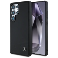 Чохол Mercedes Leather Horizontal Debossed Curves для Samsung Galaxy S25 Ultra (S938) Black with MagSafe (MEHMS25L24RDERLK)