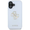 Чохол Guess Grained Big 4G Logo Small Classic Logo для iPhone 16 Blue (GUHCP16SPGT4MBB)