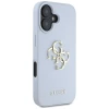 Чохол Guess Grained Big 4G Logo Small Classic Logo для iPhone 16 Blue (GUHCP16SPGT4MBB)