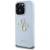 Чохол Guess Grained Big 4G Logo Small Classic Logo для iPhone 16 Pro Blue (GUHCP16LPGT4MBB)