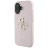 Чохол Guess Grained Big 4G Logo Small Classic Logo для iPhone 16 Pink (GUHCP16SPGT4MBP)