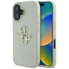 Чохол Guess Grained Big 4G Logo Small Classic Logo для iPhone 16 Green (GUHCP16SPGT4MBN)