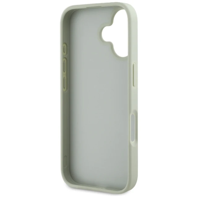 Чохол Guess Grained Big 4G Logo Small Classic Logo для iPhone 16 Green (GUHCP16SPGT4MBN)