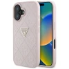 Чохол Guess Hot Stamp 4G Pattern Triangle Metal Logo для iPhone 16 Pink (GUHCP16SPGP4STRP)