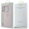Чохол Guess Hot Stamp 4G Pattern Triangle Metal Logo для iPhone 16 Pro Pink (GUHCP16LPGP4STRP)