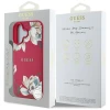 Чохол Guess Grained Printed Flower Pattern для iPhone 16 Fuchsia with MagSafe (GUHMP16SPGNMPLMF)