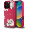 Чохол Guess Grained Printed Flower Pattern для iPhone 16 Pro Fuchsia with MagSafe (GUHMP16LPGNMPLMF)