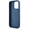 Чохол Guess Grained Printed Flower Pattern для iPhone 16 Pro Blue with MagSafe (GUHMP16LPGNMPLMB)