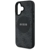 Чохол Guess 4G Round Patch Classic Logo для iPhone 16 Black with MagSafe (GUHMP16SP4PGRSGK)