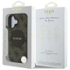 Чохол Guess 4G Round Patch Classic Logo для iPhone 16 Brown with MagSafe (GUHMP16SP4PGRSGW)