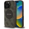 Чохол Guess 4G Round Patch Classic Logo для iPhone 16 Pro Brown with MagSafe (GUHMP16LP4PGRSGW)