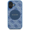 Чохол Guess 4G Round Patch Classic Logo для iPhone 16 Blue with MagSafe (GUHMP16SP4PGRSGB)