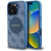 Чохол Guess 4G Round Patch Classic Logo для iPhone 16 Pro Max Blue with MagSafe (GUHMP16XP4PGRSGB)