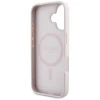 Чохол Guess 4G Round Patch Classic Logo для iPhone 16 Pink with MagSafe (GUHMP16SP4PGRSGP)
