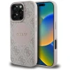 Чохол Guess 4G Round Patch Classic Logo для iPhone 16 Pro Pink with MagSafe (GUHMP16LP4PGRSGP)
