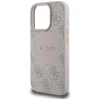 Чохол Guess 4G Round Patch Classic Logo для iPhone 16 Pro Max Pink with MagSafe (GUHMP16XP4PGRSGP)