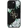 Чохол Guess Grained Roses Big 4G Logo для iPhone 16 Pro Black (GUHCP16LPGROP4MK)