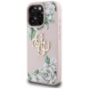 Чехол Guess Grained Roses Big 4G Logo для iPhone 16 Pro Max Pink (GUHCP16XPGROP4MP)