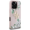 Чехол Guess Grained Roses Big 4G Logo для iPhone 16 Pro Max Pink (GUHCP16XPGROP4MP)