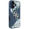 Чохол Guess Grained Roses Big 4G Logo для iPhone 16 Blue (GUHCP16SPGROP4MB)