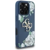 Чохол Guess Grained Roses Big 4G Logo для iPhone 16 Pro Blue (GUHCP16LPGROP4MB)