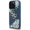 Чохол Guess Grained Roses Big 4G Logo для iPhone 16 Pro Max Blue (GUHCP16XPGROP4MB)