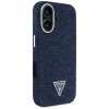 Чохол Guess Denim Triangle Logo для iPhone 16 Blue with MagSafe (GUHMP16SRJFWTLB)