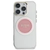 Чохол Guess IML Metal Colored Circle Classic Logo для iPhone 16 Pro Pink with MagSafe (GUHMP16LHTDRCEDP)