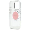 Чохол Guess IML Metal Colored Circle Classic Logo для iPhone 16 Pro Pink with MagSafe (GUHMP16LHTDRCEDP)