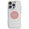 Чохол Guess IML Metal Colored Circle Classic Logo для iPhone 16 Pro Max Pink with MagSafe (GUHMP16XHTDRCEDP)