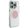 Чохол Guess IML Metal Colored Circle Classic Logo для iPhone 16 Pro Max Pink with MagSafe (GUHMP16XHTDRCEDP)