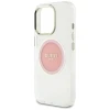 Чохол Guess IML Metal Colored Circle Classic Logo для iPhone 16 Pro Max Pink with MagSafe (GUHMP16XHTDRCEDP)