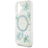 Чохол Guess Resin Flower Glitter для iPhone 16 Turquoise with MagSafe (GUHMP16SRBFGFGMQ)