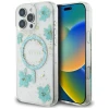 Чохол Guess Resin Flower Glitter для iPhone 16 Pro Turquoise with MagSafe (GUHMP16LRBFGFGMQ)