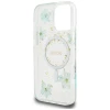 Чохол Guess Resin Flower Glitter для iPhone 16 Pro Turquoise with MagSafe (GUHMP16LRBFGFGMQ)
