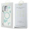 Чохол Guess Resin Flower Glitter для iPhone 16 Pro Max Turquoise with MagSafe (GUHMP16XRBFGFGMQ)