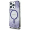 Чехол Guess Resin Gradient Glitter для iPhone 16 Pro Purple with MagSafe (GUHMP16LRGRGEU)