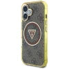Чохол Guess IML Metal Glitter 4G Circle Triangle для iPhone 16 Brown with MagSafe (GUHMP16SHG4PRTGW)